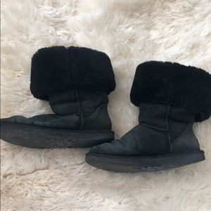 Black ugg boots- size 8